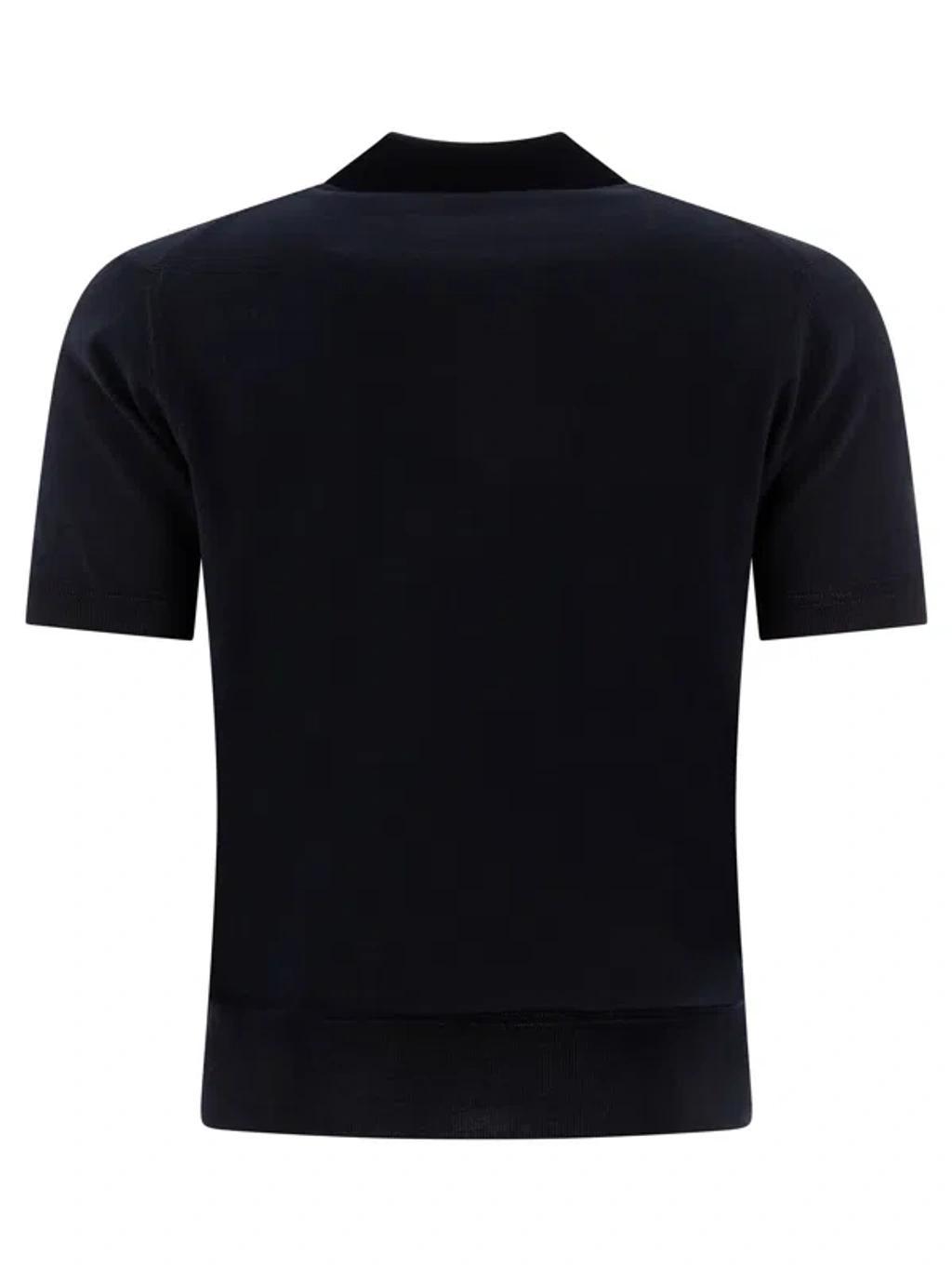 TOM FORD Polo Shirts In Blue Product Image