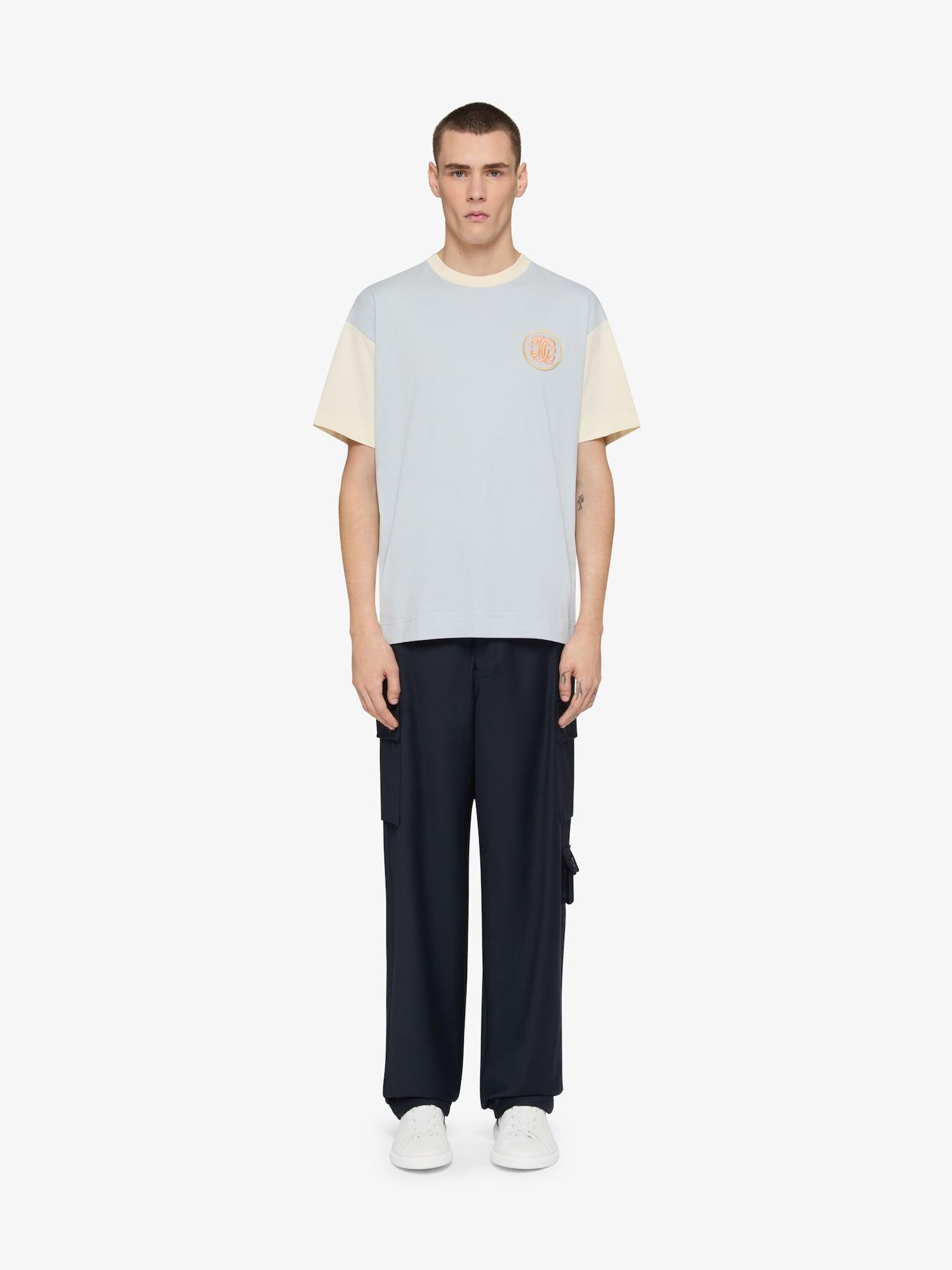 T-shirt in cotton with HG embroidery Product Image
