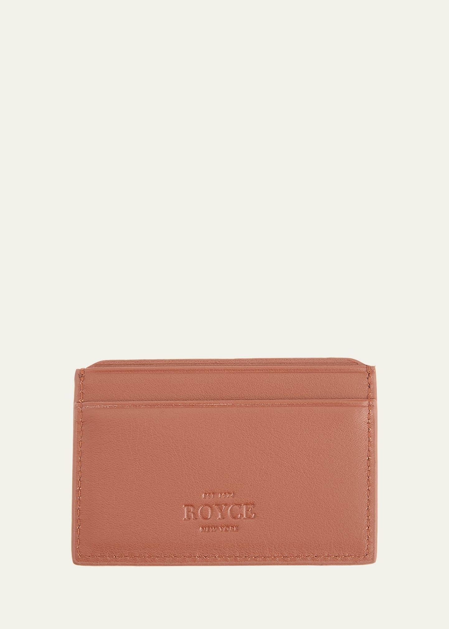 Womens RFID-Blocking Leather Card Case Product Image