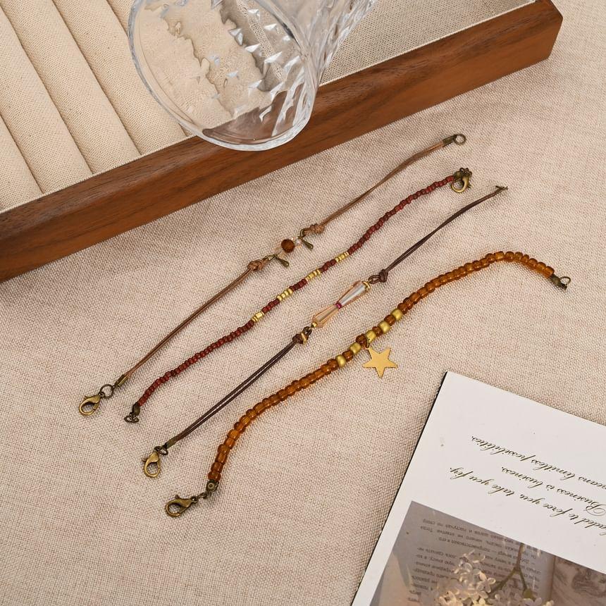 Beaded Charm Bracelet Set Product Image