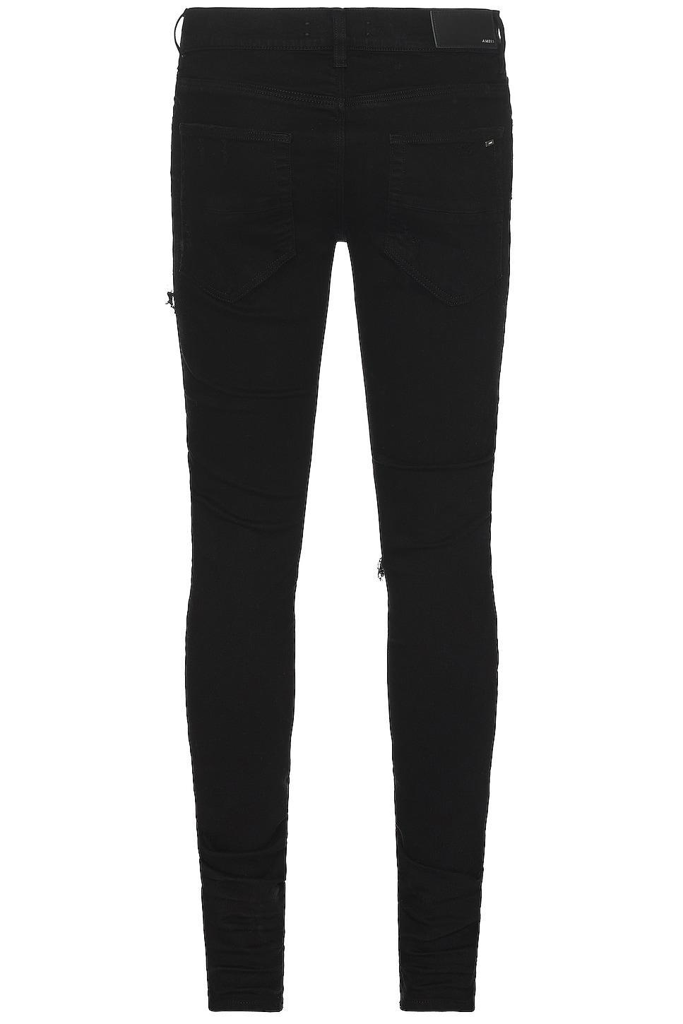 Amiri MX1 Suede Jean in Black Product Image
