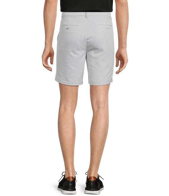 Roundtree & Yorke Classic Flat Front Performance Space Dye 8#double; Pull On Shorts Product Image