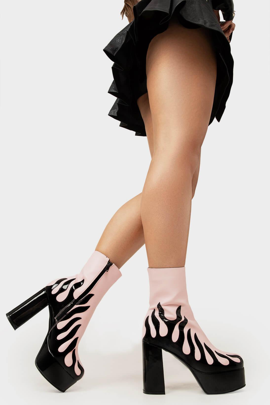 High Voltage Platform Ankle Boots Product Image