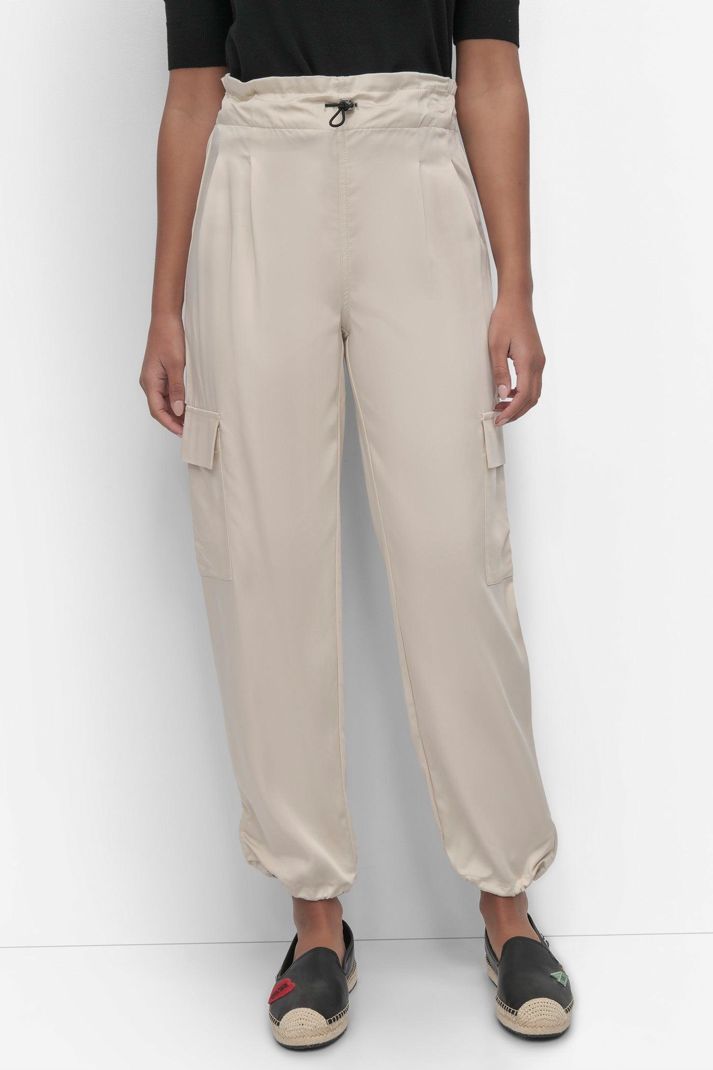 SOFT CARGO PANT WITH BUNGEE WAIST Product Image