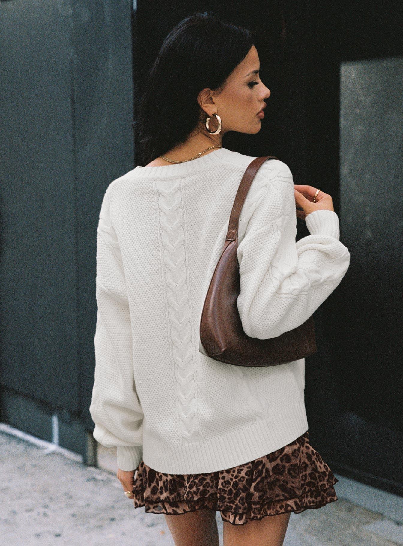 Aldgate Knit Cardigan Ivory Product Image