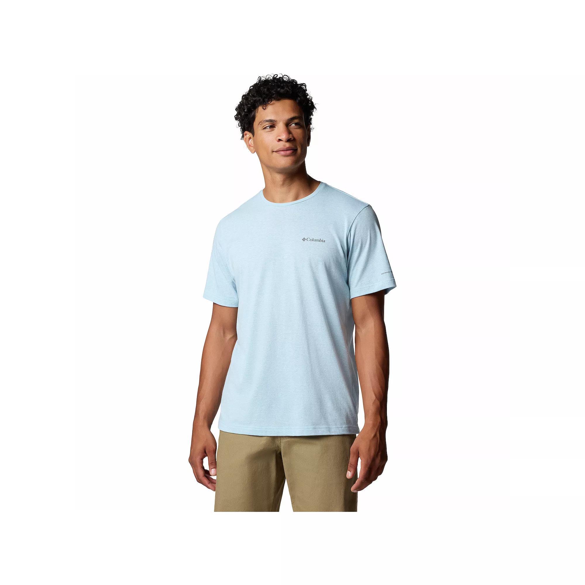 Big & Tall Columbia Thistletown Hills Omni-Wick Performance Tee, Men's, Size: 2XB, Ripple Blue Grey Product Image
