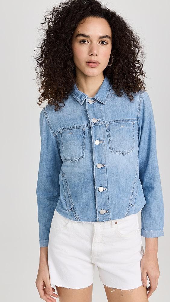 L'AGENCE Janelle Slim Raw Jacket | Shopbop Product Image