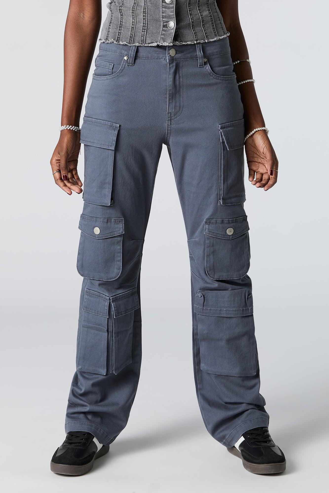 Multi Pocket Straight Leg Cargo Pant Female Product Image