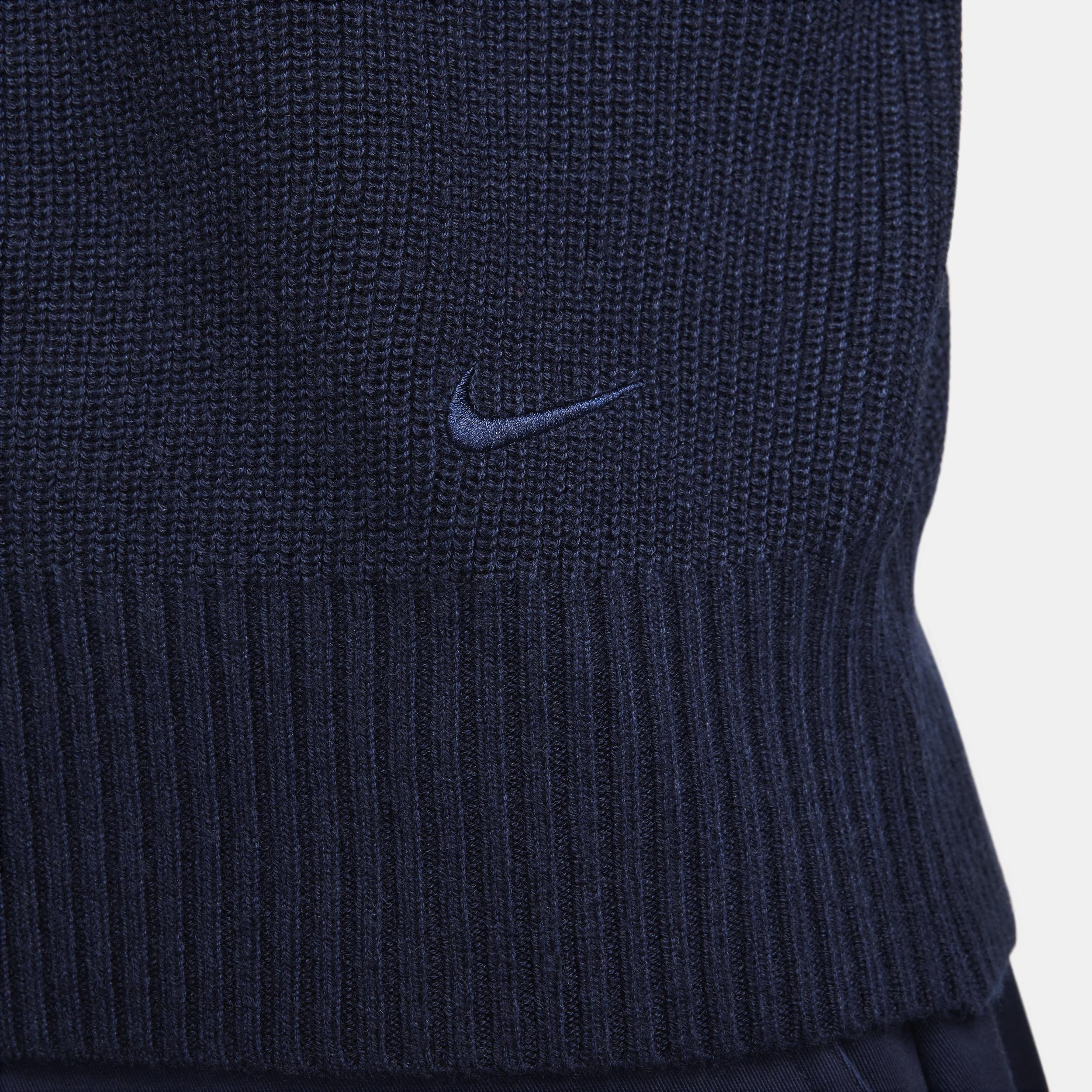 Nike Life Men's Long-Sleeve Military Henley Sweater Product Image