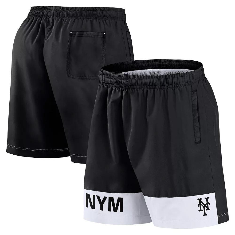 Men's Fanatics Navy Houston Astros Elements Swim Shorts, Size: Medium, Blue Product Image