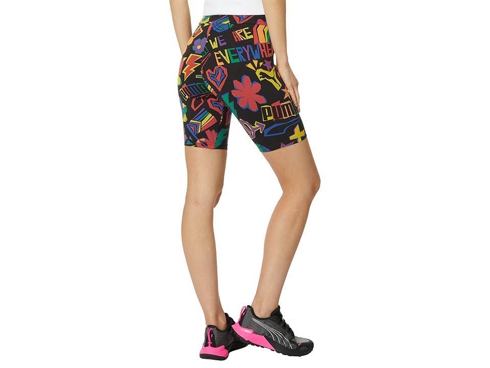 PUMA Downtown Pride All Over Print 7 Short Tights (Puma /All Over Print) Women's Clothing Product Image