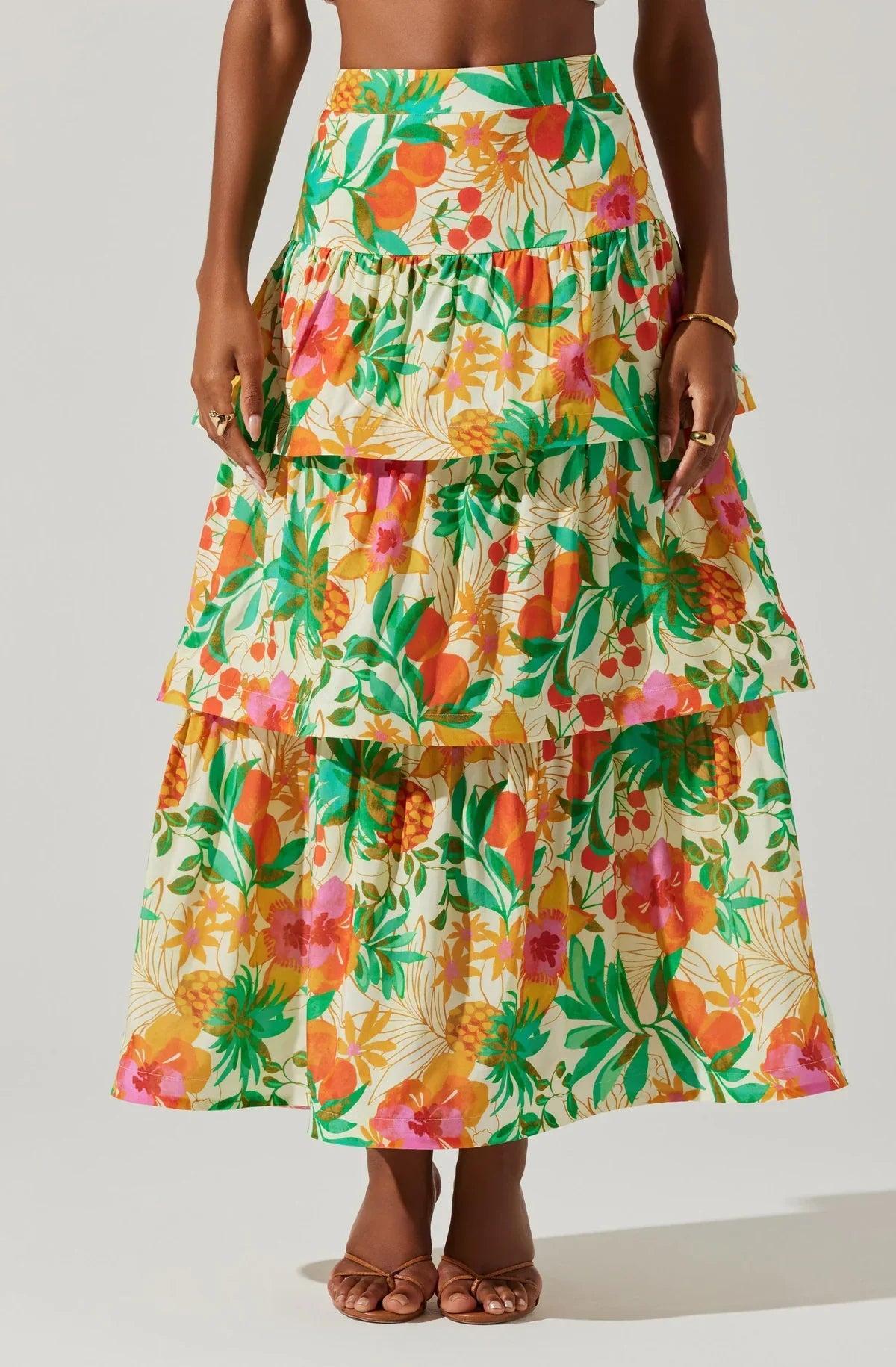 FINAL SALE ASTR the Label | Daya One-Shoulder Crop Top Product Image