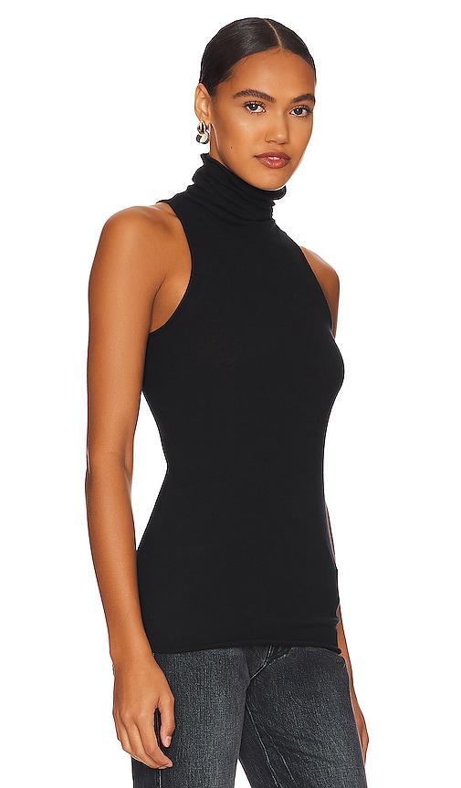 Enza Costa Cashmere Halter Turtleneck Size L, S, XL, XS. Product Image