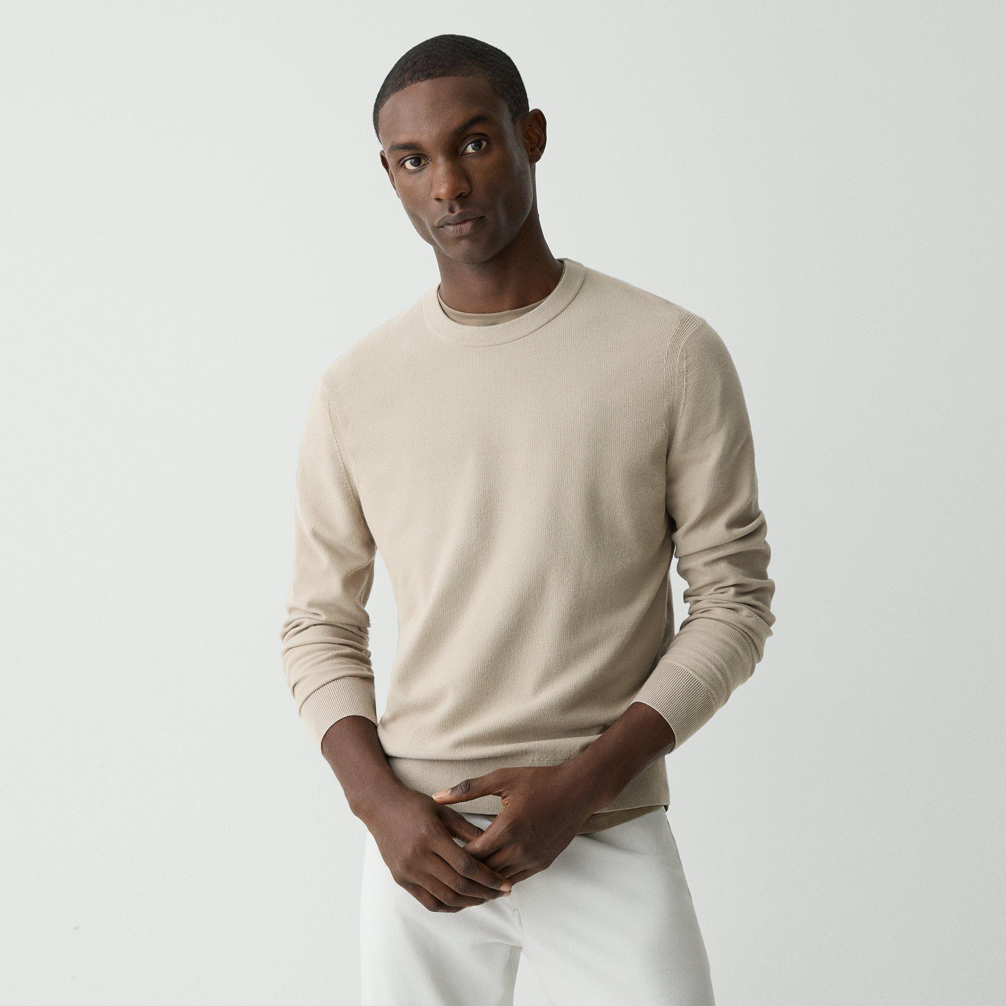 Light Bilen Riland Crewneck Sweater | Theory Product Image