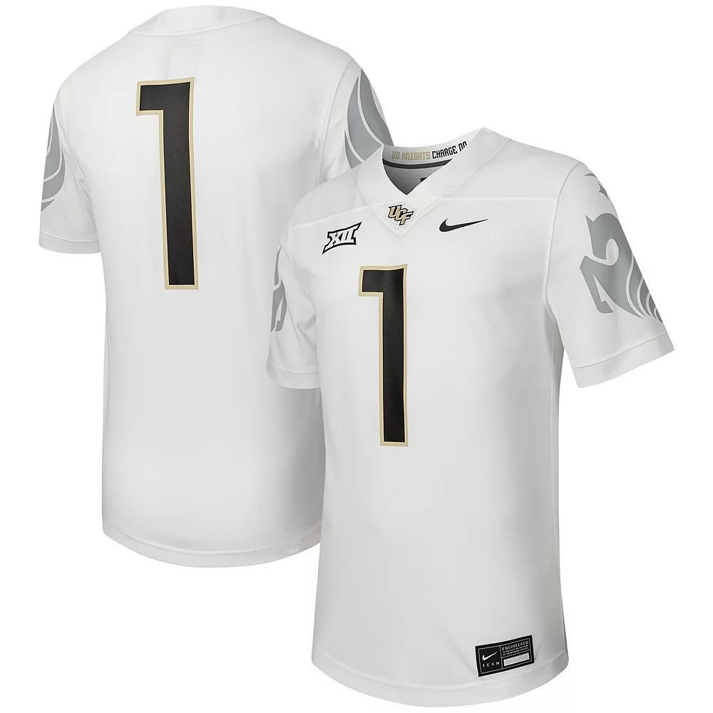 Men's Nike #1 White UCF Knights Untouchable Replica Football Jersey, Size: Large Product Image