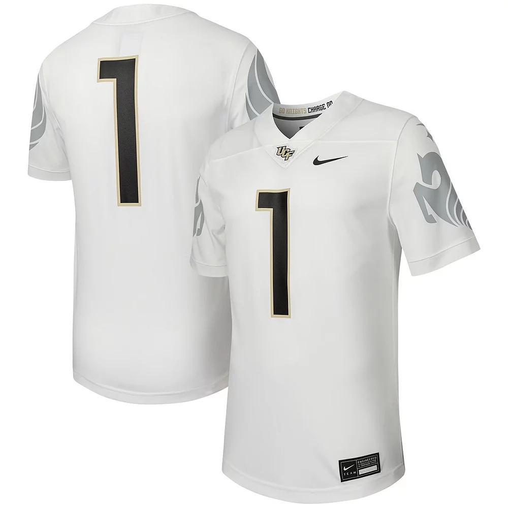 Men's Nike #1 White UCF Knights Untouchable Replica Football Jersey, Size: Large Product Image