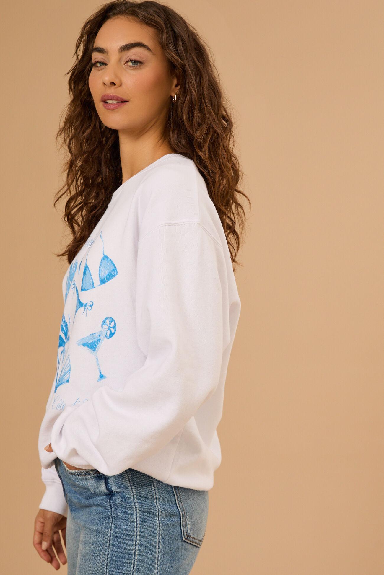 French Riviera Graphic Sweatshirt Product Image