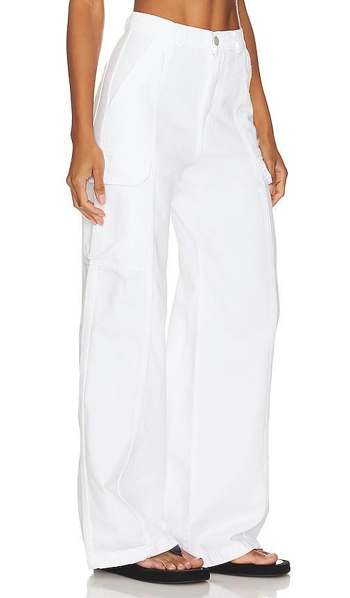 Womens High-Rise Wide-Leg Cargo Pants Product Image