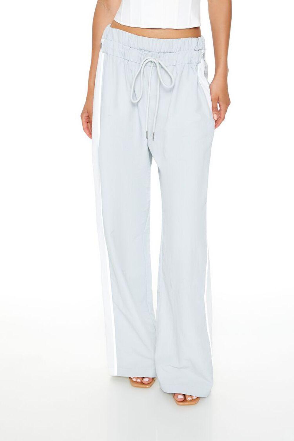 Striped Wide-Leg Pants | Forever 21 Product Image