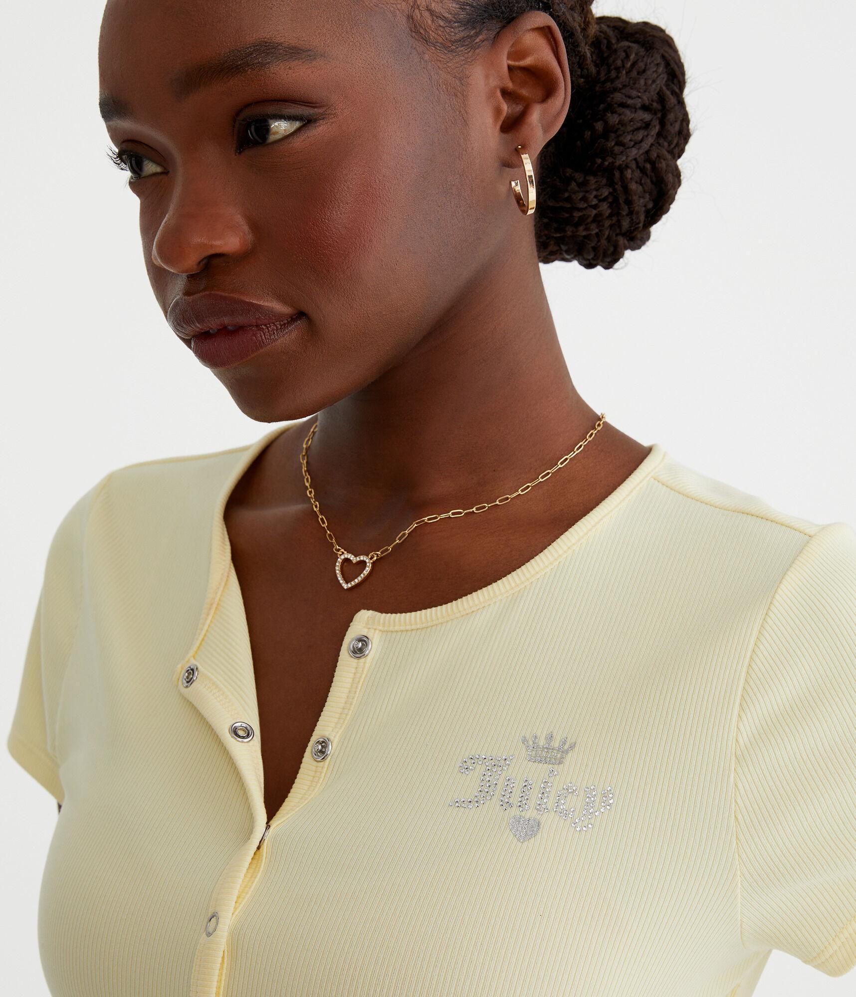 Juicy Couture Cropped Henley Product Image