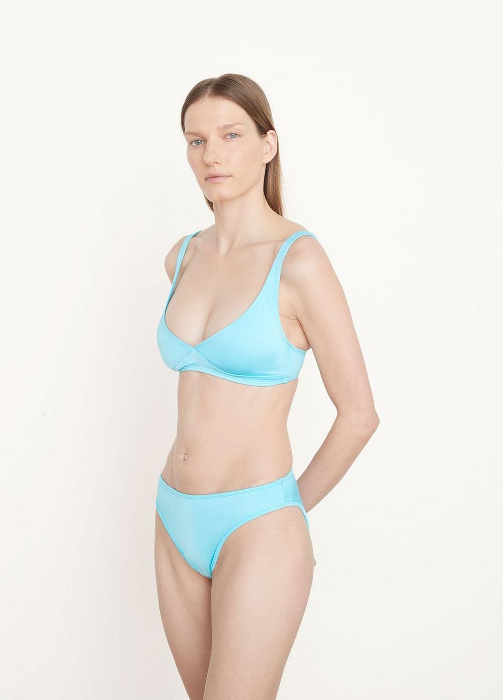 Womens Nu Swim High-Cut Bottom, Taupe, Size L Vince Product Image