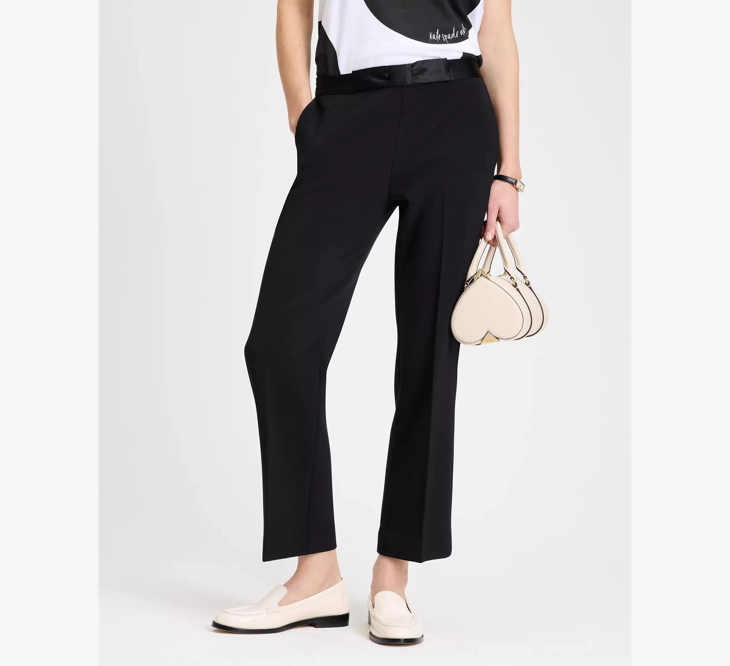 Straight Leg Bow Pants Product Image