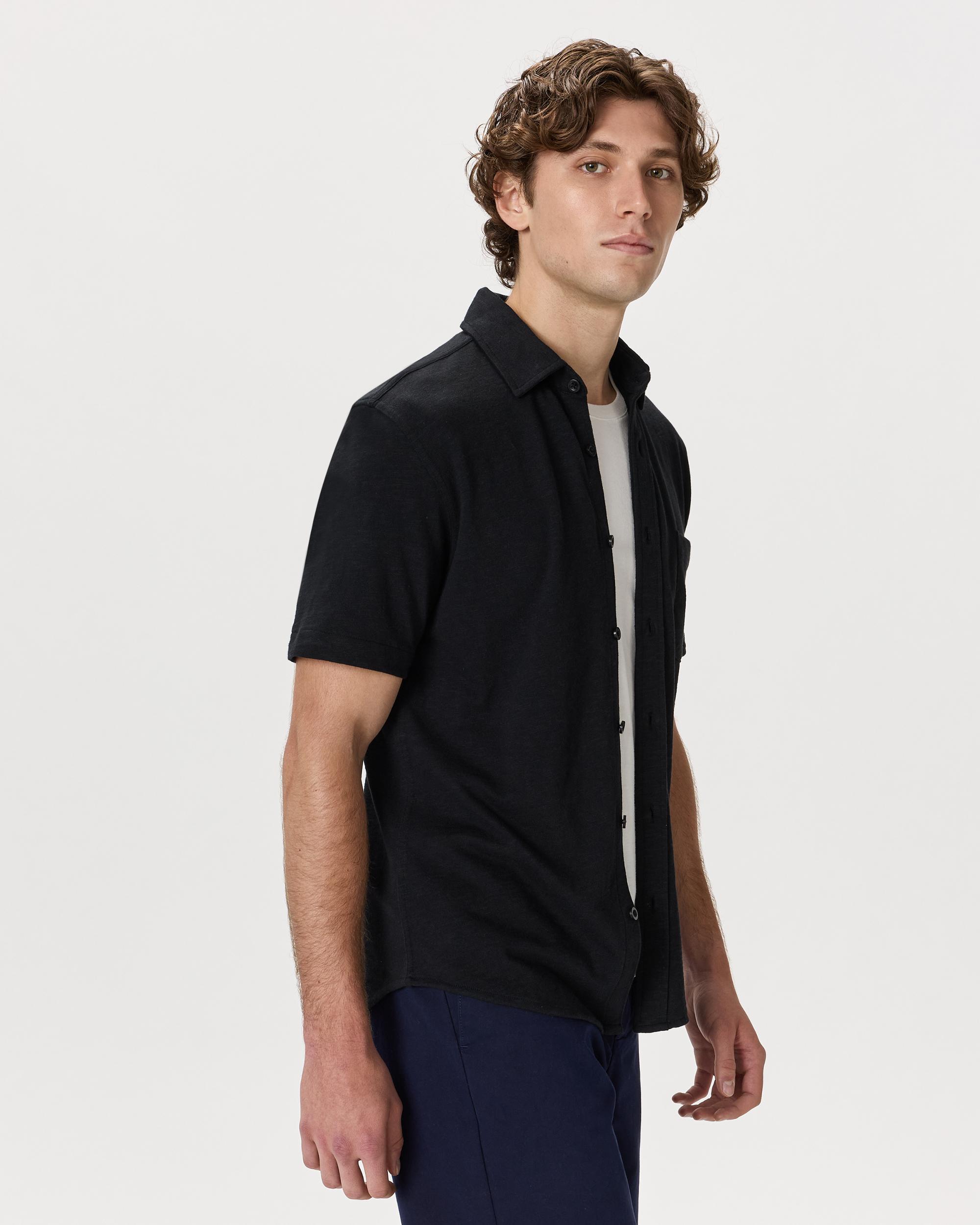 Quince | Men's Slub Short Sleeve Button Up Shirt Organic Cotton Product Image