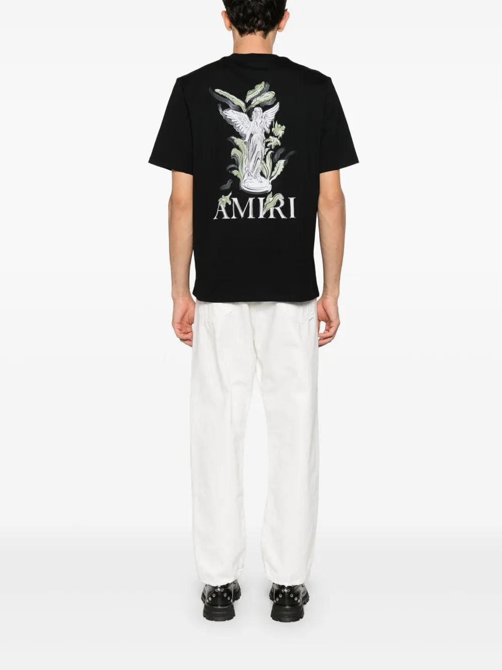 Garden-print T-shirt Product Image