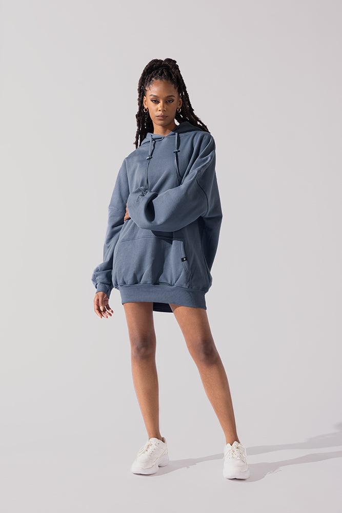 Long Cloud Hoodie - Deep Plum Product Image
