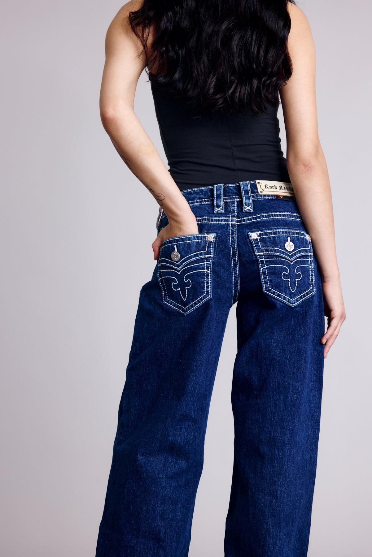 Lana Low-Rise Wide-Leg Jeans Female Product Image