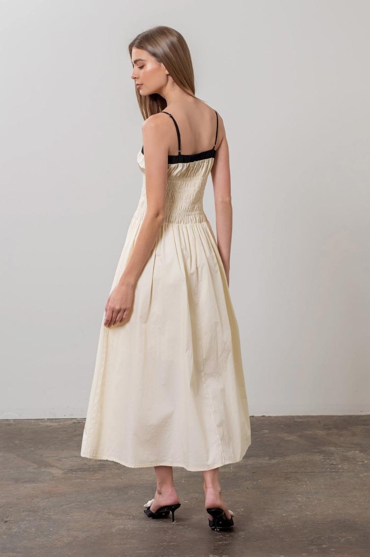 Smocked Midi Dress Product Image