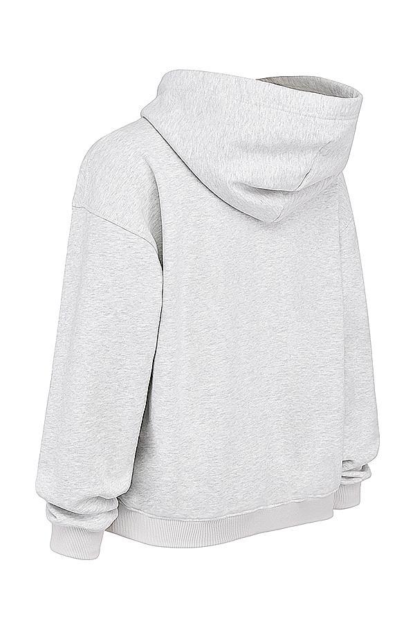 Muse  light grey marl hoodie Product Image
