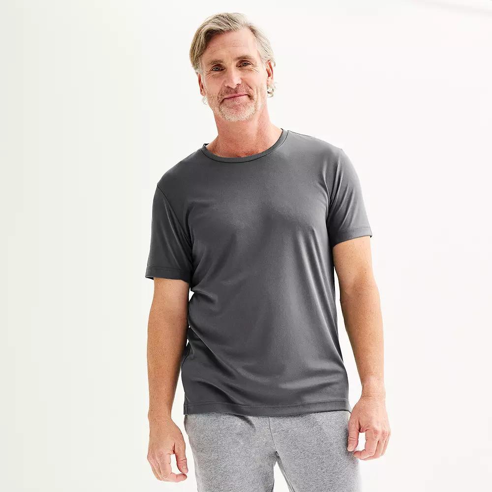 Men's Tek Gear® Dry Tek Tee, Size: Large, Hawk Grey Product Image
