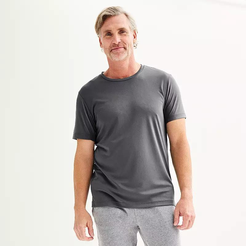 Men's Tek Gear® Dry Tek Tee, Size: XXL, Dark Blue Product Image