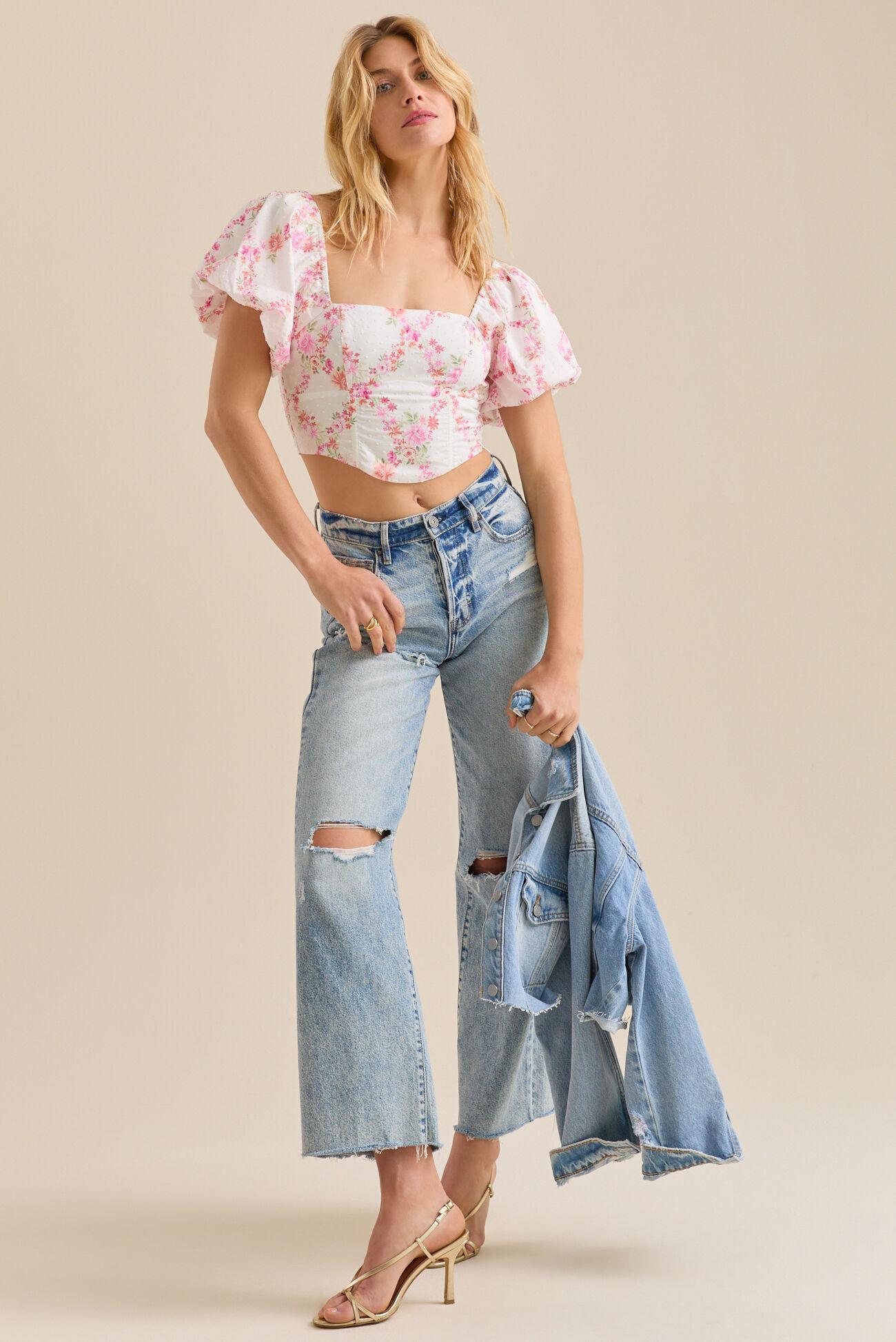 Waverly Floral Corset Top Product Image