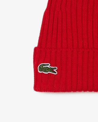 Rib Knit Brushed Wool Beanie Product Image