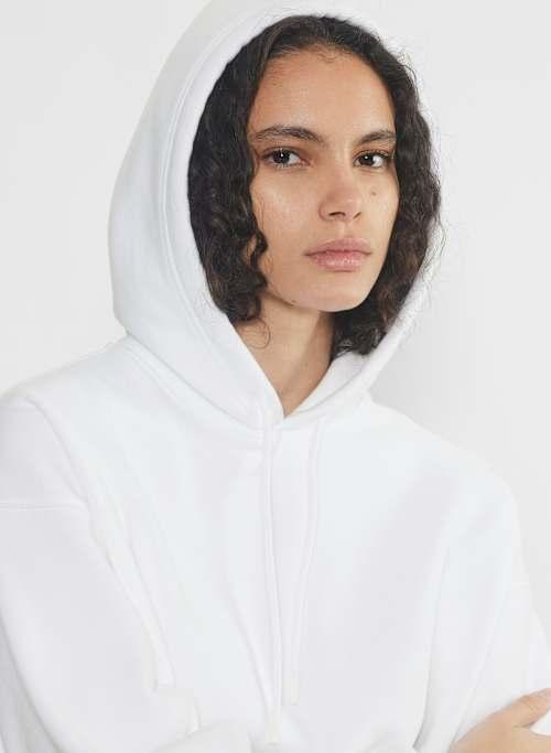 cozy fleece mega drop shoulder hoodie Product Image