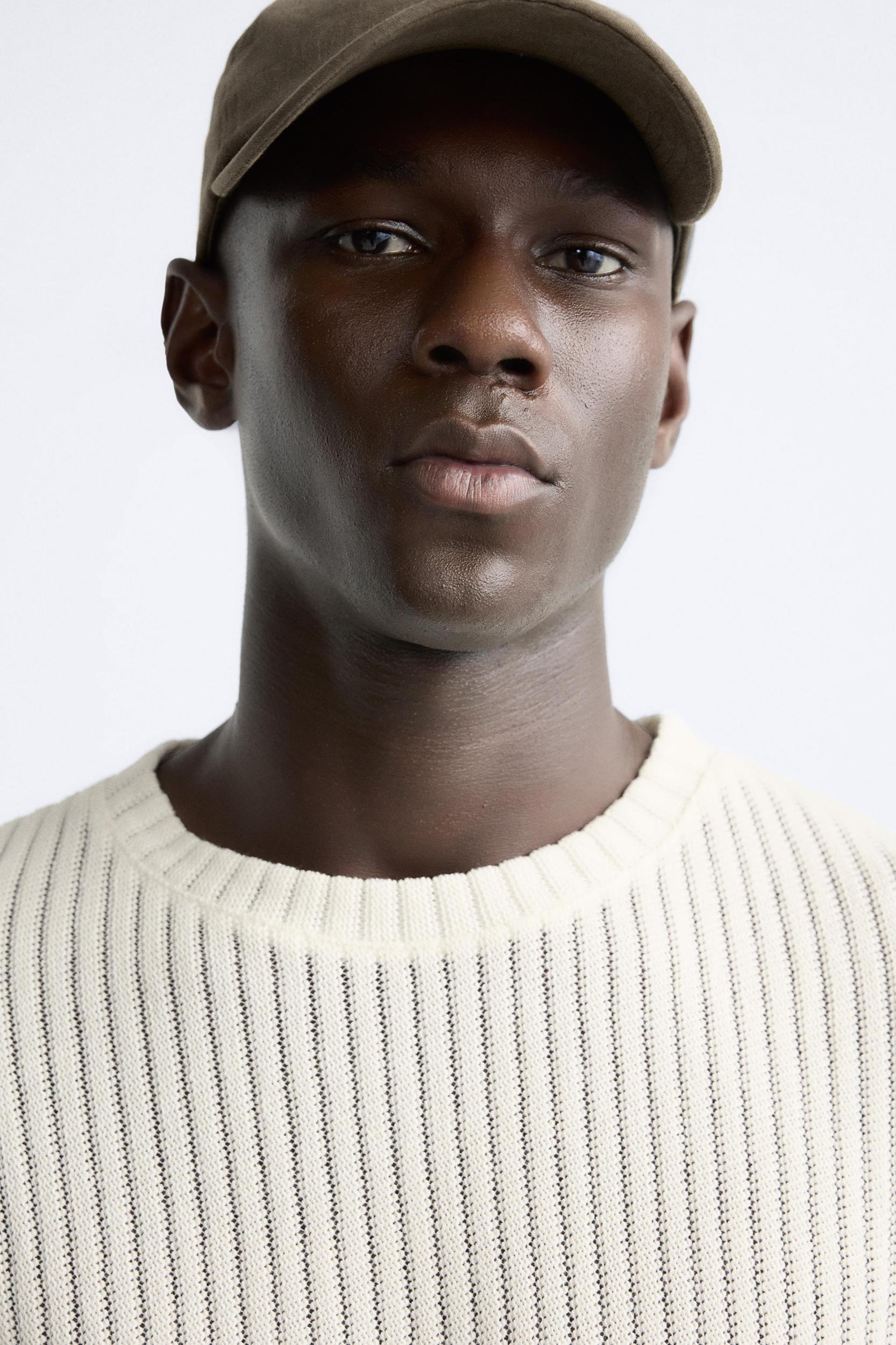 STRUCTURED OPEN WEAVE SWEATSHIRT Product Image