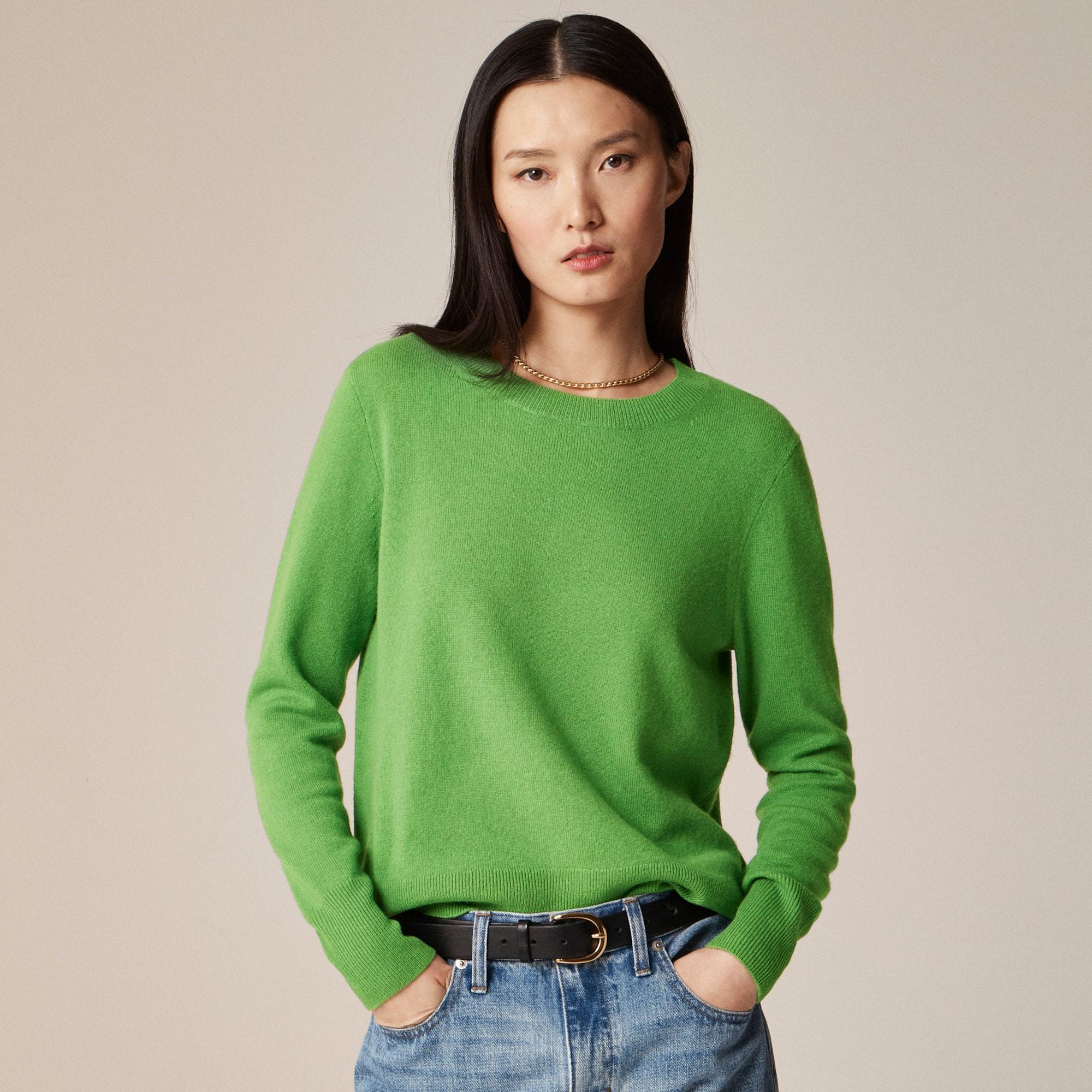 Cashmere classic-fit crewneck sweater Product Image