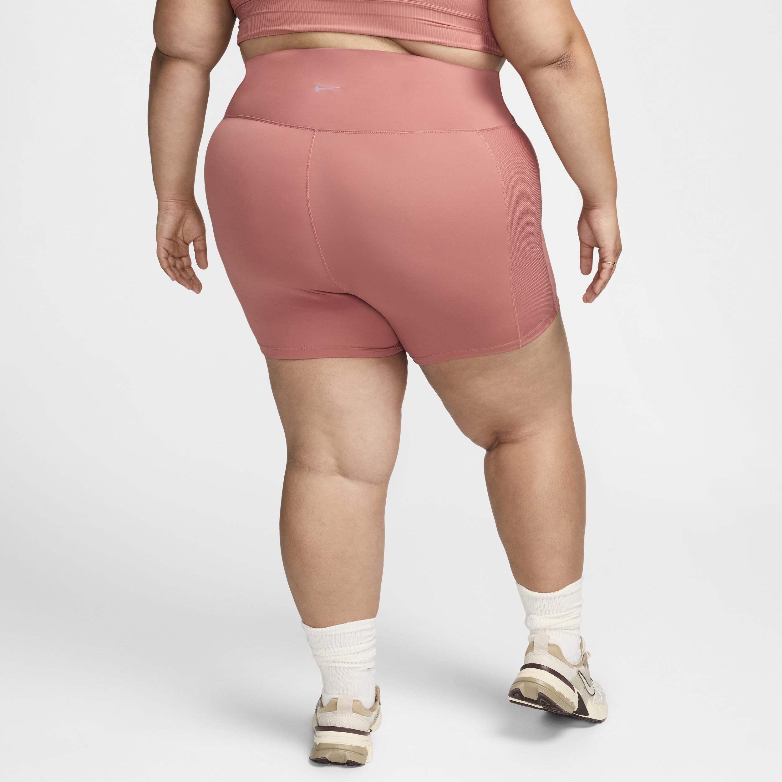 Nike Women's One Wrap High-Waisted 5" Biker Shorts (Plus Size) Product Image