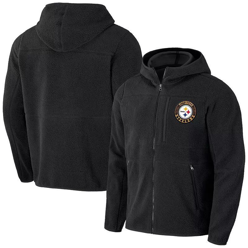 Men's NFL x Darius Rucker Collection by Fanatics  Black Minnesota Vikings Sherpa Full-Zip Hoodie, Size: Medium Product Image