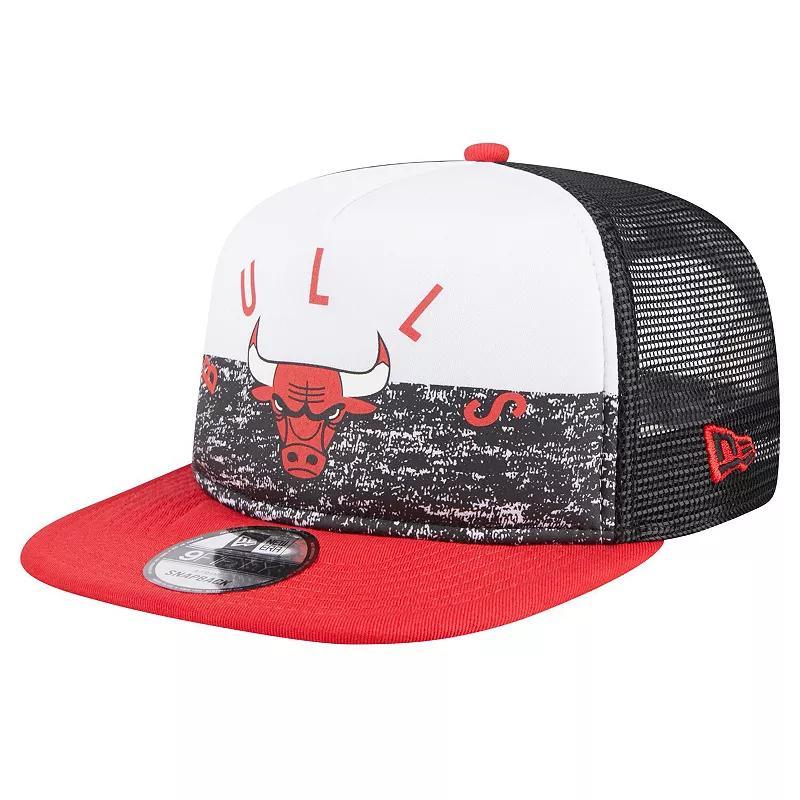 Mens New Era Chicago Bulls Arch A-Frame Trucker 9FIFTY SnapbackHat Product Image