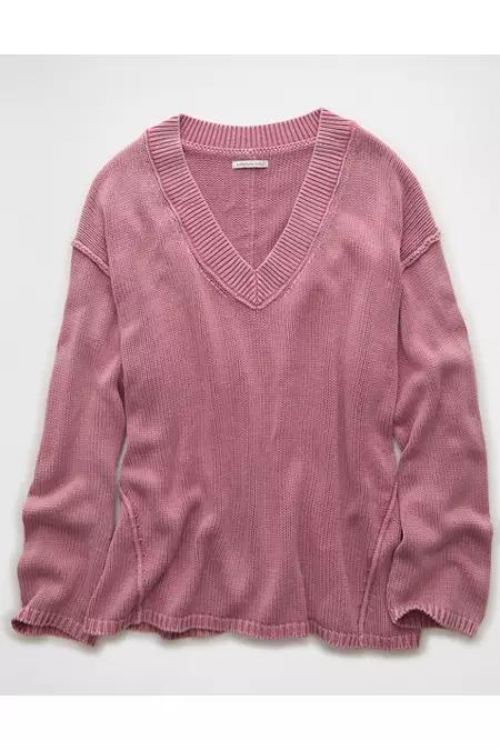 AE Big Hug V-Neck Sweater Women's Product Image