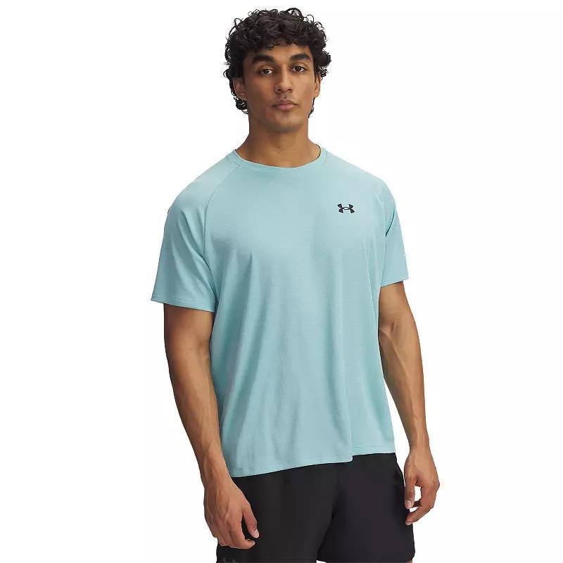 Men's Under Armour Tech Textured Short Sleeve Tee, Size: XL, Tetra Gray Product Image