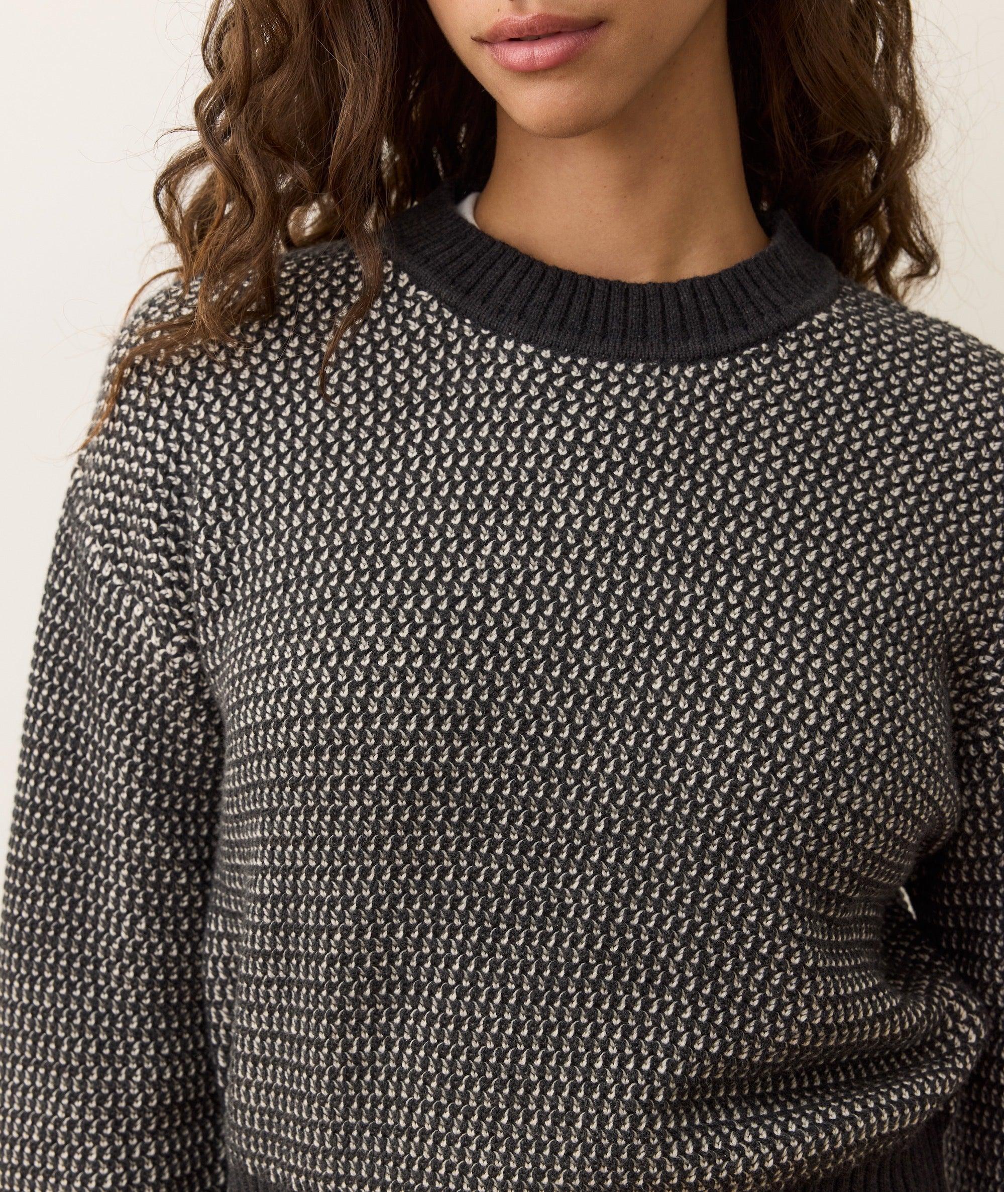 Robin Textured Crewneck Sweater Product Image
