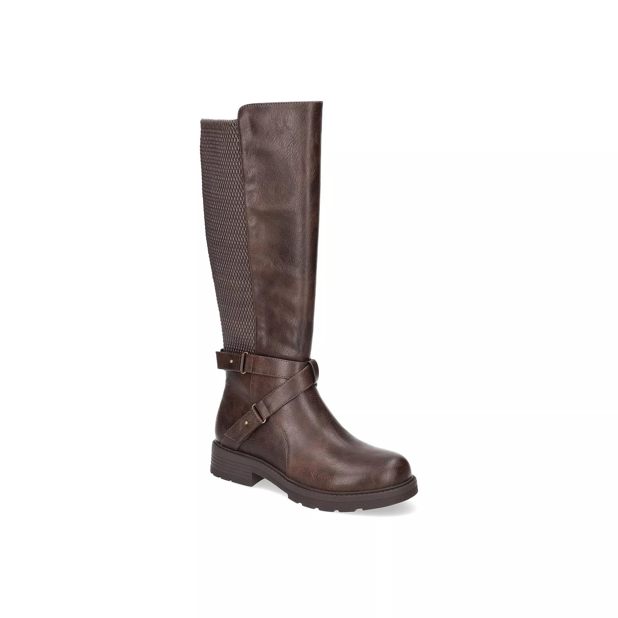 Easy Street Austyn Women's Wide Easy Works Slip Resistant Tall Boots, Size: 6 XW, Brown Stretch Product Image