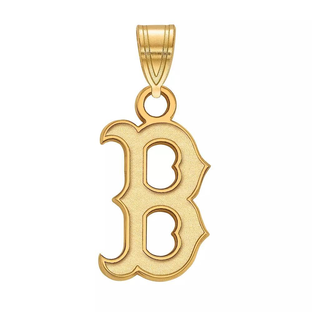 LogoArt Sterling Silver Boston Red Sox Small Pendant, Women's, Size: 18 mm, Gold Tone Product Image