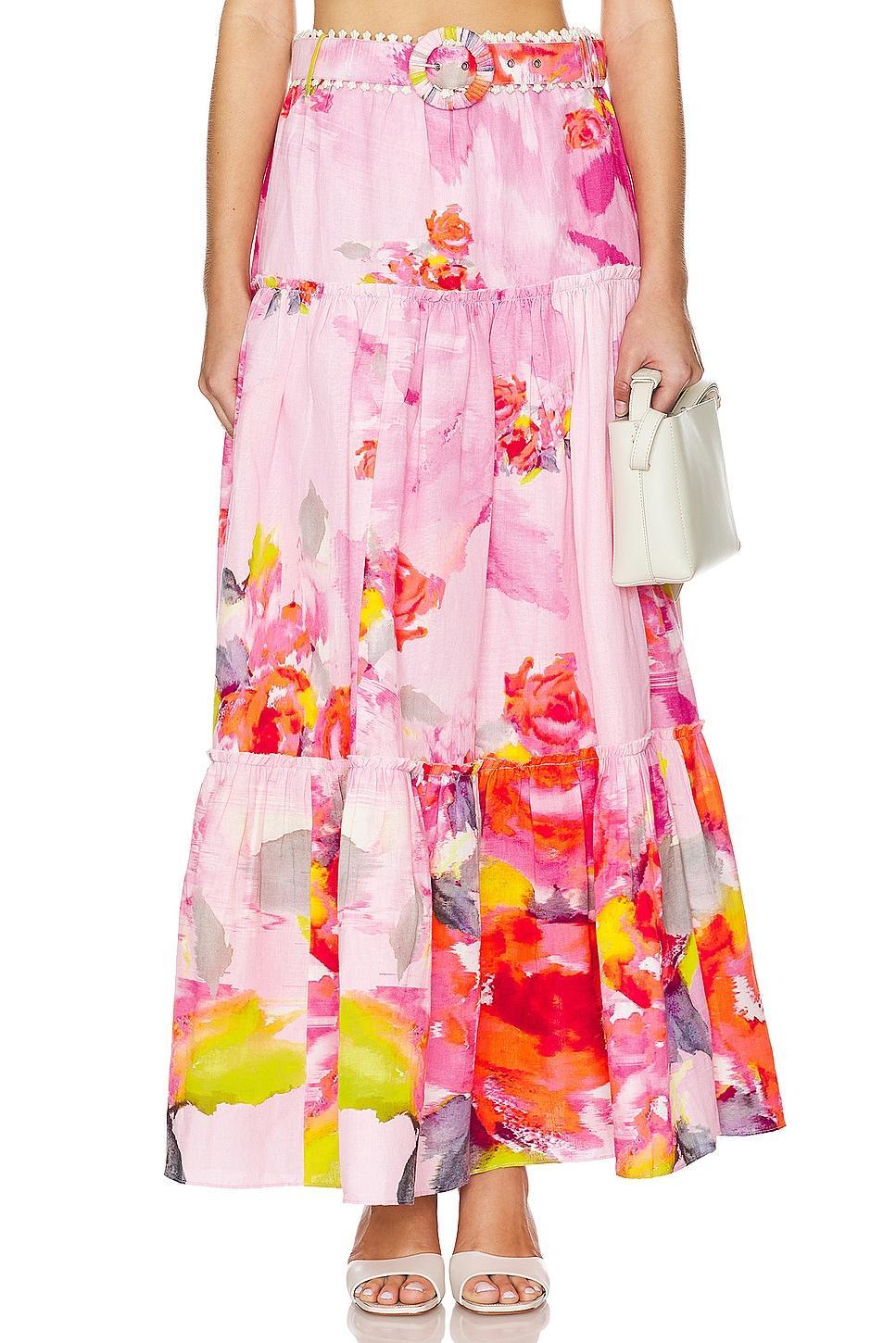 Belted Maxi Skirt Product Image