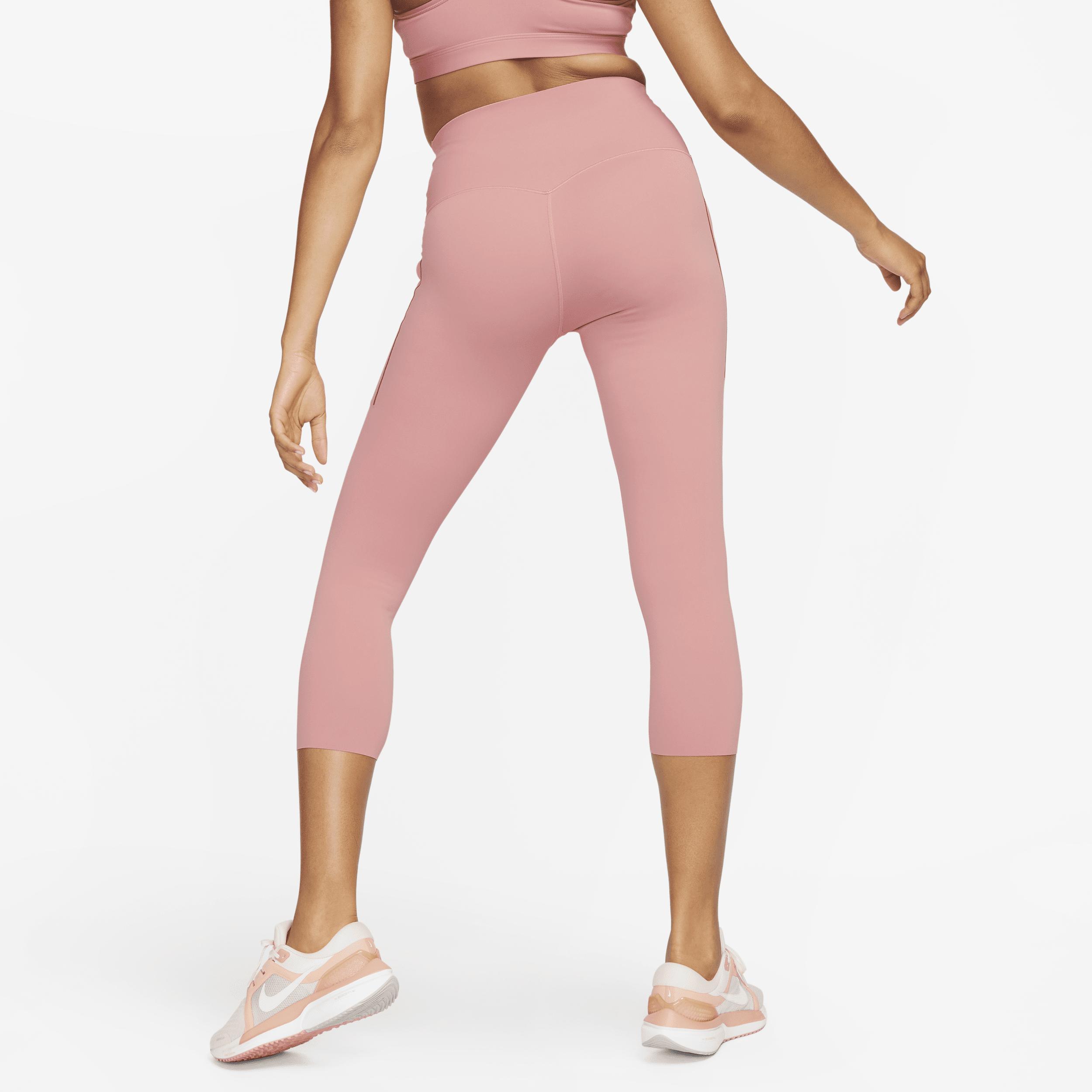Nike Universa Women's Medium-Support High-Waisted Cropped Leggings with Pockets Product Image