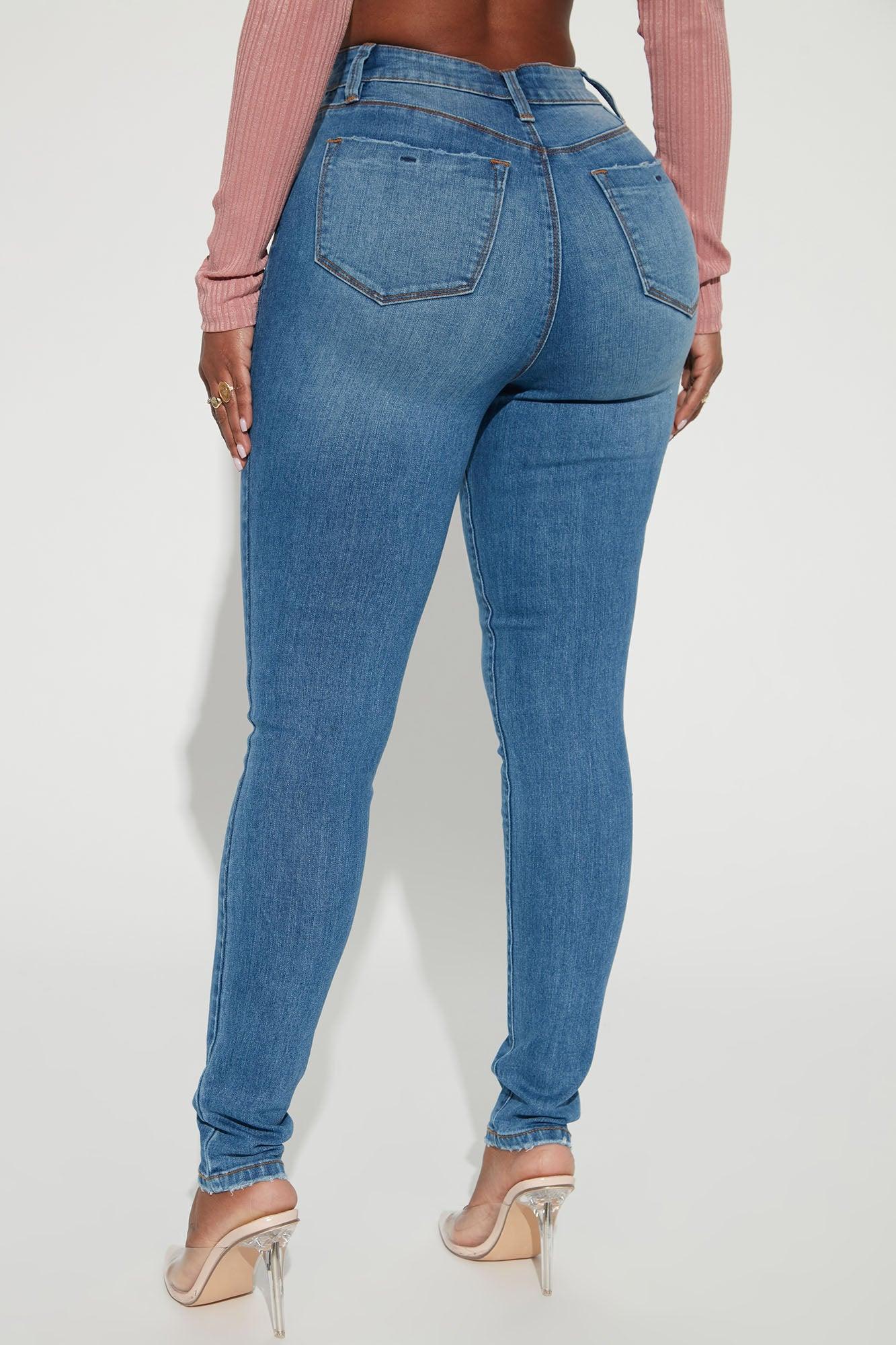 On The List Deluxe Stretch Skinny Jean - Medium Wash Product Image